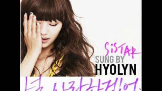 Watch Sistar I Choose To Love You hyorin video