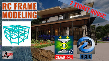 RC FRAME MODELING FOR 2 STOREY RESIDENTIAL BUILDING