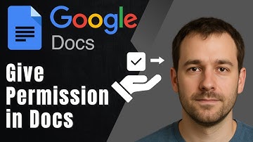How to Give Permission in Google Docs (2025 Sharing & Access Settings Guide)