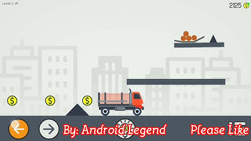 Brain It On : The Wood Trucks Level 1-18 Brain physic level 1-18 Android Solution
