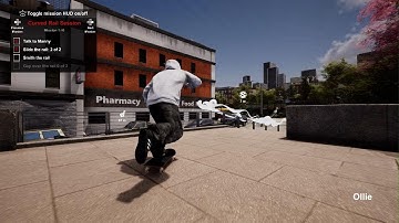 Session: Skate Sim - Curved Rail Session - Smith the rail TUTORIAL- PS5 GAMEPLAY