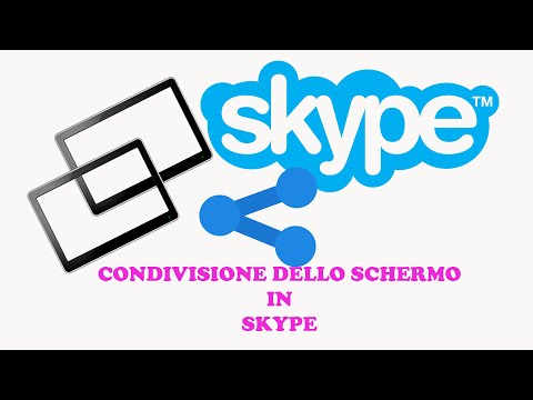 Condivisione SCHERMO in SKYPE