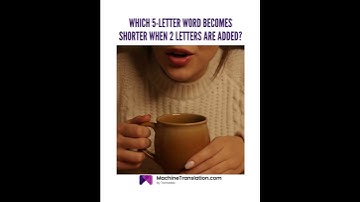 Which five-letter word becomes shorter when you add two letters to it #shorts #ai #aigenerated #veo3