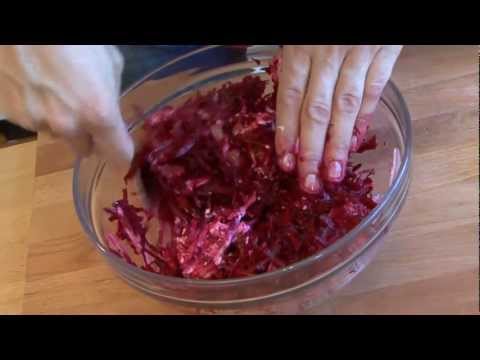 Rote-Rben-Apfel-...  mit Orangen | Red beet and ap...