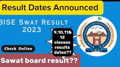 Sawat board result 2023 | Sawat board matric result 2023 | Sawat board result date 2023 @result
