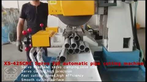 XS-425CNC Servo full automatic pipe cutting machine