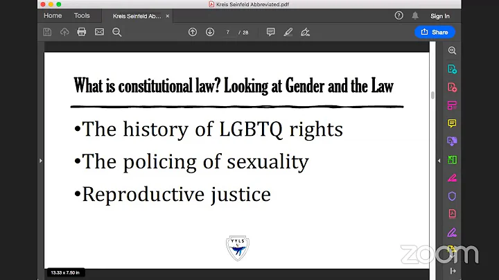 YYLS Class 4: Seinfeld Constitutional Law, Prof. A...