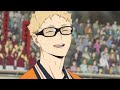 The battle of cockiness tsukki vs sunahaikyuu to the top