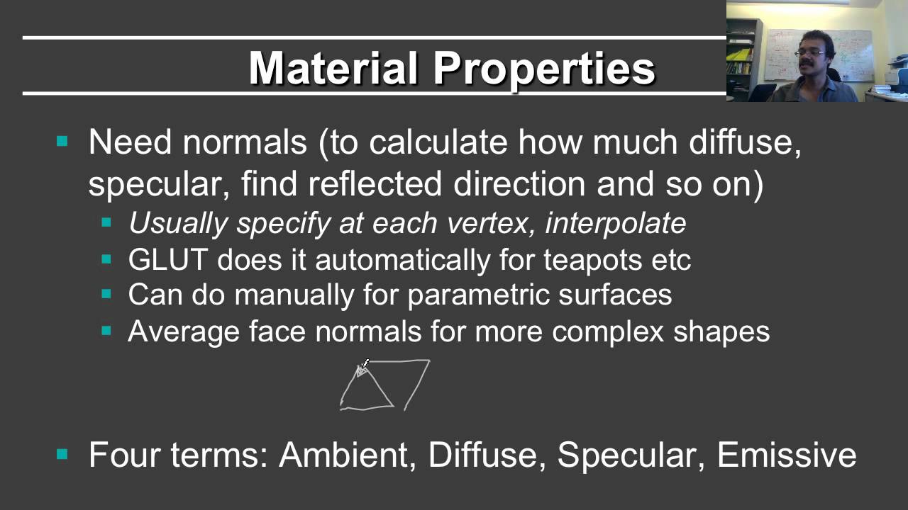 Online Graphics Course OpenGL Shading: Lighting and Shading - YouTube