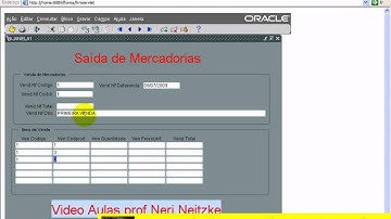 aula 2493 Oracle Forms Implementando Mestre Detalhe de Vendas de Mercadorias