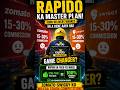 Why Rapido Is Entering Food Delivery? #shorts