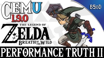 Cemu 1.9.0 | Performance Truth | Graphics Workload | Breath of the Wild