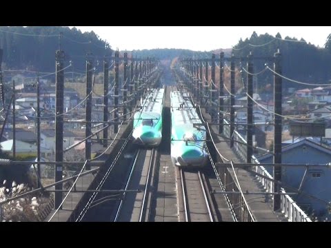 Hd 5 1ch Japanese Bullet Train 東北新幹線高速通過 矢板市 片岡跨線橋 某トンネルから撮影 Youtube