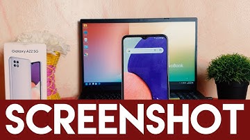 Samsung Galaxy A22: How to Take Screenshot