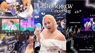 TXT Concert Vlog Act: Tomorrow | Washington DC ₊˚⊹♡   merch, section 100s, solo stages, p1 cameo
