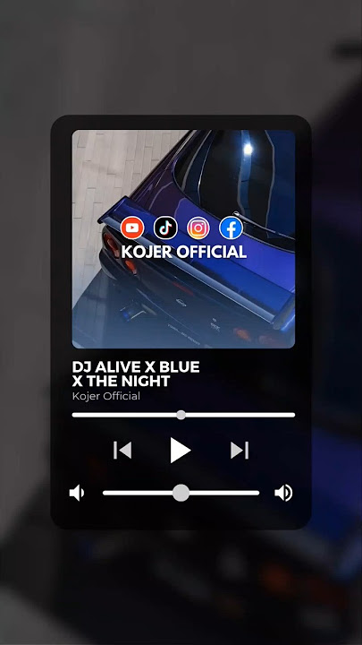 DJ ALIVE X BLUE X THE NIGHT
