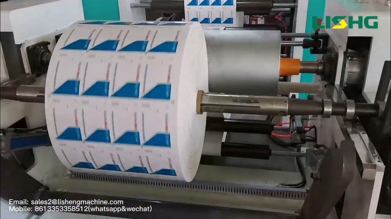 400gsm paper printing by our 4color CI type flexo printing machine, ok