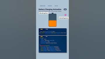 Css battery animation🔥🔥 #coding #webcoding #htmlcssjavascript #programming #webdevelopement