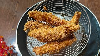 Fried Chicken With Vermicelli Recipe | Quick Recipe To Fry Chicken