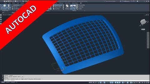 Grill - Autocad 2020 Training - Part Design