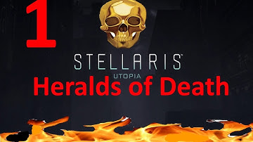 Lets Play Stellaris | Utopia | Part 1 | Human Heralds of Death | To Infinity and Genocide