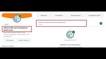 Admin & BA Job Comparison: Quick Look | Salesforce Trailhead