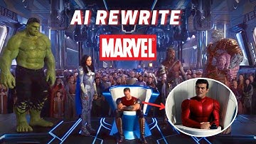 AI Rewrites Marvel Movies! #marvel #dc #avengers #ai #movie