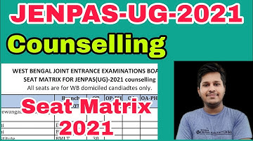 JENPAS-UG-2021 | New Seat Matrix Published | Subhojit Ghosh