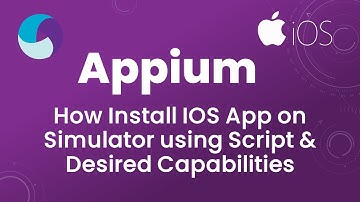 Appium Tutorial 22 : How Install IOS App on Simulator using Script | Desired Capabilities