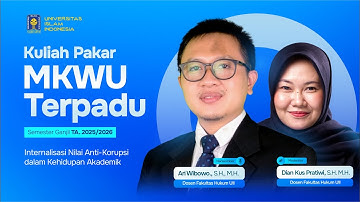 Kuliah Pakar MKWU Terpadu Semester Ganjil 2025/2026