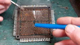 Back in The Bobcave. Today we are looking at a 1960s Corestore, an early form of computer chip.