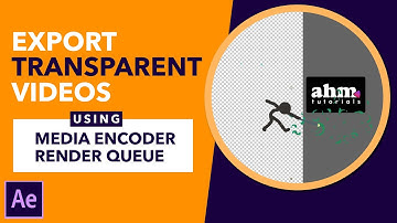 How to Export Transparent Videos in AFTER EFFECTS [ MEDIA ENCODER AND RENDER QUEUE ] [URDU | हिन्दी]