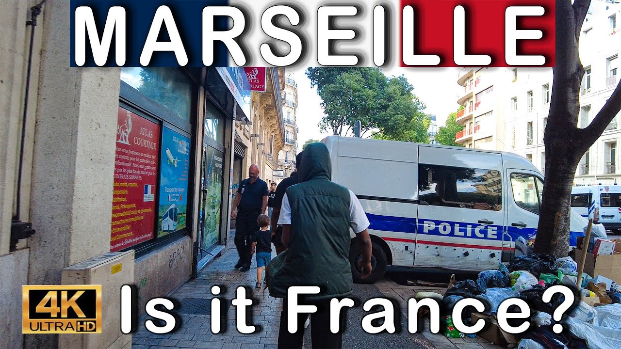 Marseille is it in France? - Walking in 4K July 2023