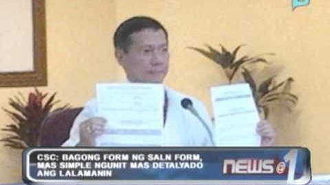 CSC: Bagong SALN form, mas simple ngunit mas detalyado ang lalamanin