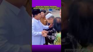 Pak Prabowos Unexpected Reaction When Shaking Hands With Yusuf Hamka short commando