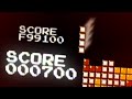 Overflowing the score in nes tetris former world record