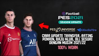 COCOK BUAT KALIAN YANG GA MAU DOWNLOAD EFOOTBALL 2022, OPTION FILE UPDATE 2021/22 PES 2021