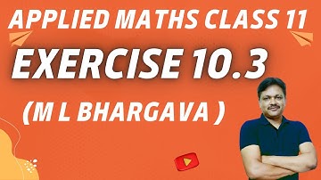 Differentiation Ch 11 | Lecture 5 | Ex 10.3 (M L Bhargava) | Applied Maths Class 11 Gaur Classes