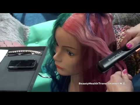 Fingerwave Style Waves with Flat Iron