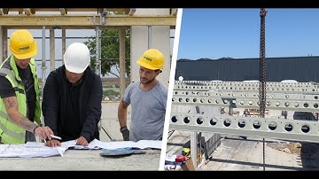 DELTABEAM® efficiency in ongoing construction - Effiziente Aufstockung bei laufenden Betrieb