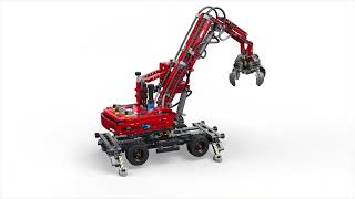 LEGO Technic 42144 La Grue de Manutention, Construction Éducative