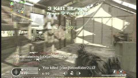 MP5SD Ghost - TDM on Overgrown: CoD4