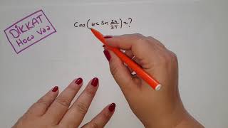 Ters Trigonometrik Fonksiyonlar Trigonometri