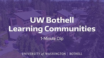Engaging in Learning Communities at UW Bothell - Introduction - 1-minute clip