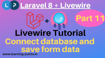 Connect to Database and Save form Data | Livewire form submission | Database connection in livewire