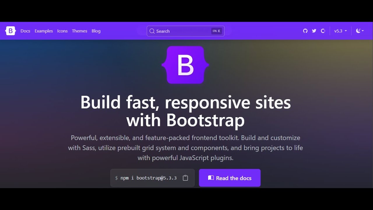 Membuat Website Dengan Menggunakan Bootstrap - YouTube
