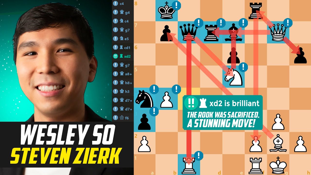 ♟️Wesley So CRUSHES Zierk with Stunning Attack! [Stockfish 17]