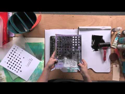 Preview | Collage Characters: Exploring Gelli Plates for Colorful Results with Jodi Ohl