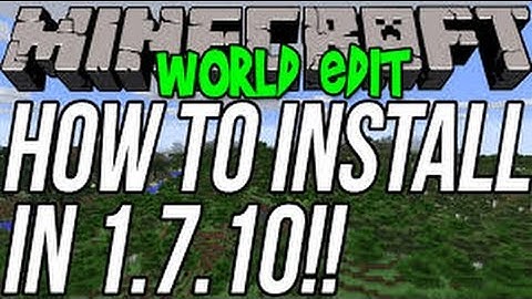 Minecraft World Edit SinglePlayer Tutorial 2016
