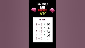 🧠 Only 1% Can Solve This! | Test Your IQ Now! #IQTest #BrainChallenge #ViralPuzzle #SmartOnly